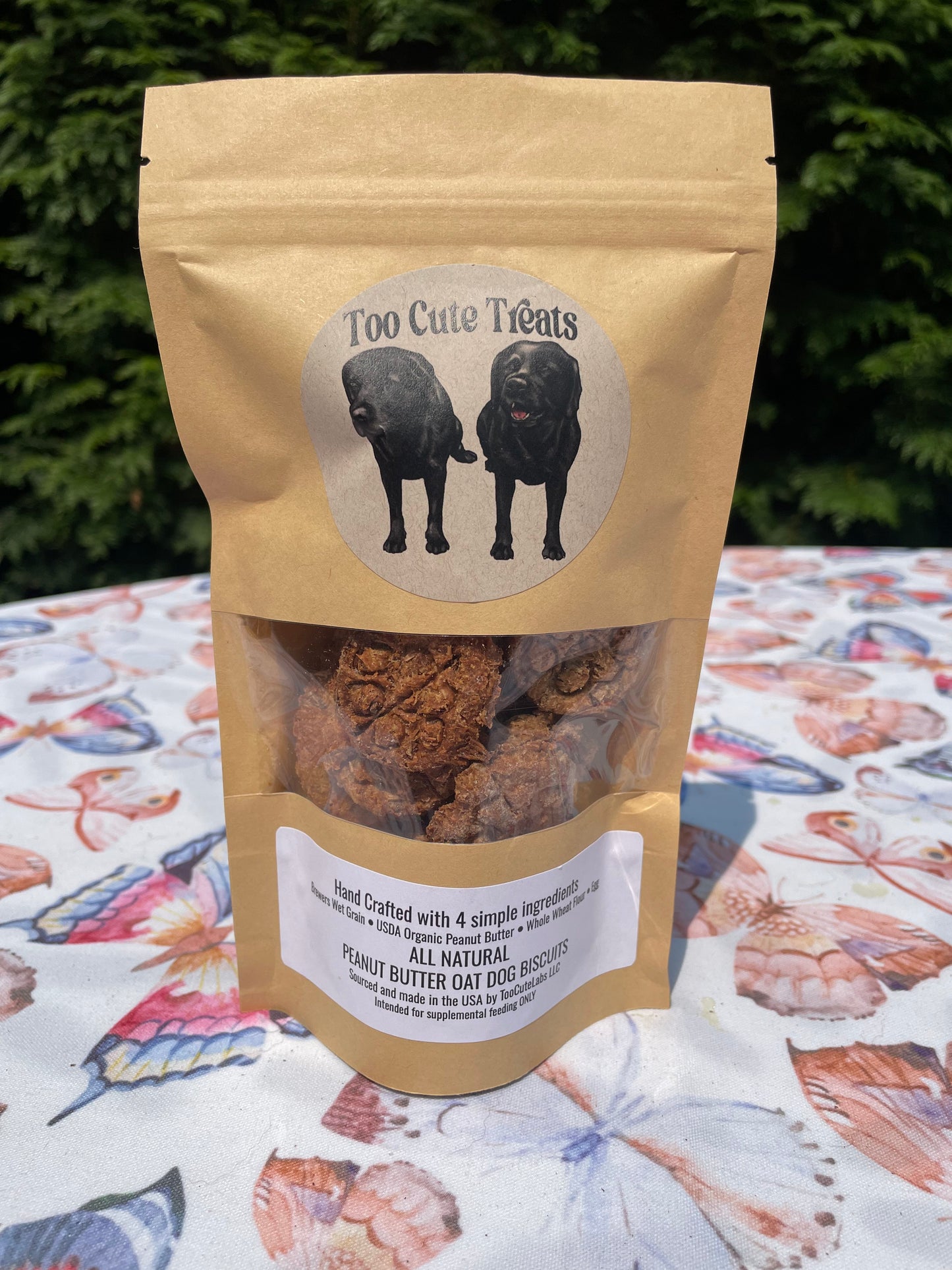 Peanut Butter Oat Dog Biscuit