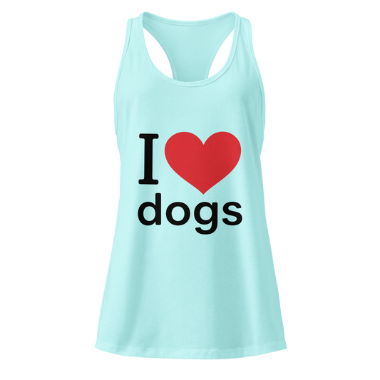 I love dogs tanktop
